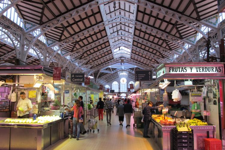 Mercado Central interior