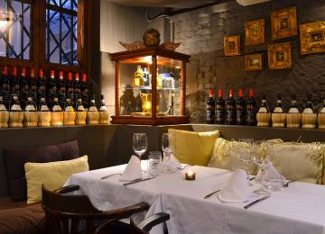 sala en restaurante san tommaso