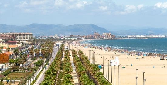 The València's beaches route