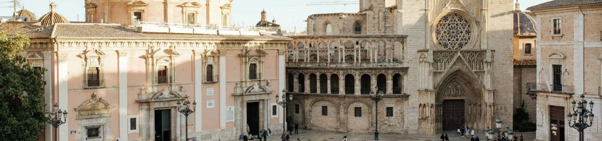 Plaza de la Virgen vista aérea