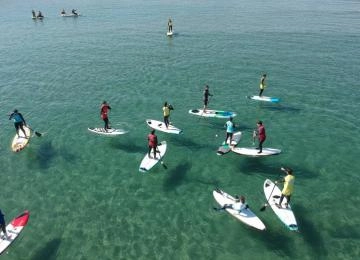 paddle surf